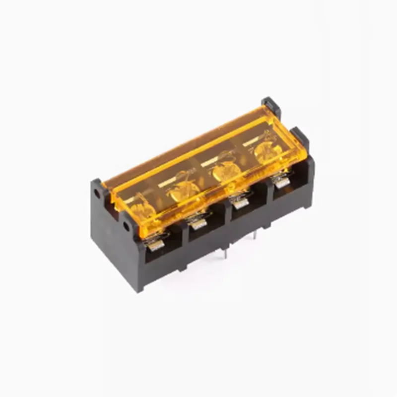 5pcs HB9500 HB-9500 Barrier Terminal Block With Cover 9.5mm 2/3/4/5/6/7/8/9/10Pin