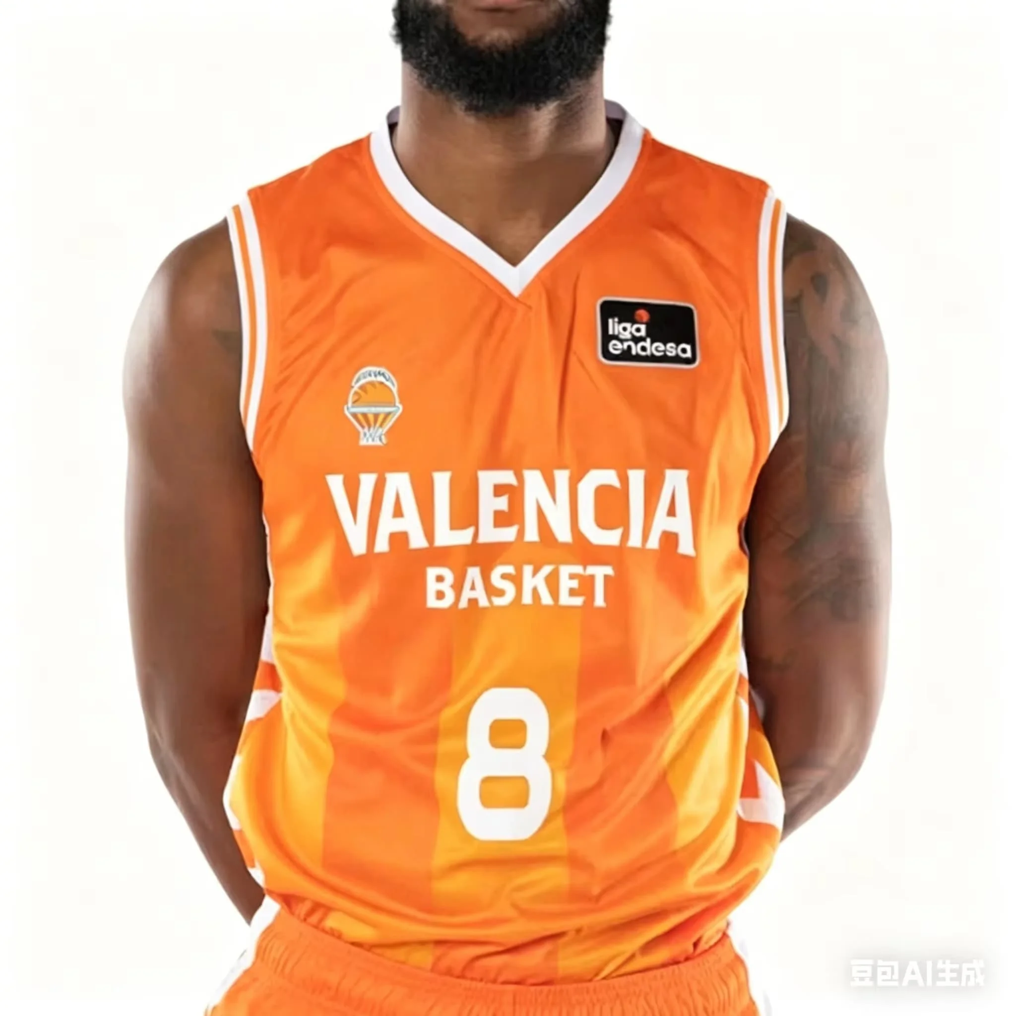 2026 Spanische Basketball-Liga Trikot Herren Sportweste Valencia Basket Jaime Pradilla Nummer 2 Trikot Familien-Partnerlook Oberteile Mode – Detail 1