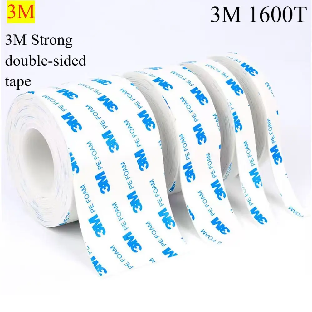 3M 1600T High-Strength Double-Sided Adhesive Tape High Temperature Resistance Strong and Residue-Free Foam Tape Ample Supply