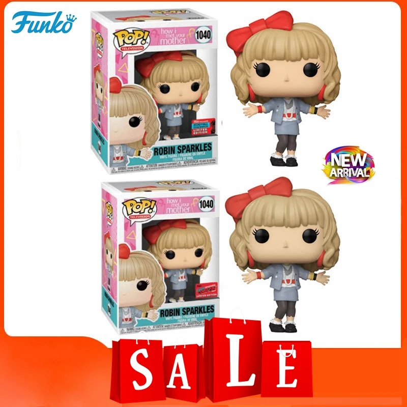 Funko Pop New Television How I Meet Your Mother Robin Sparkles #1040 Limited Edition 2020 Fall10cm PVC Vinyl Figures Toys Dolls