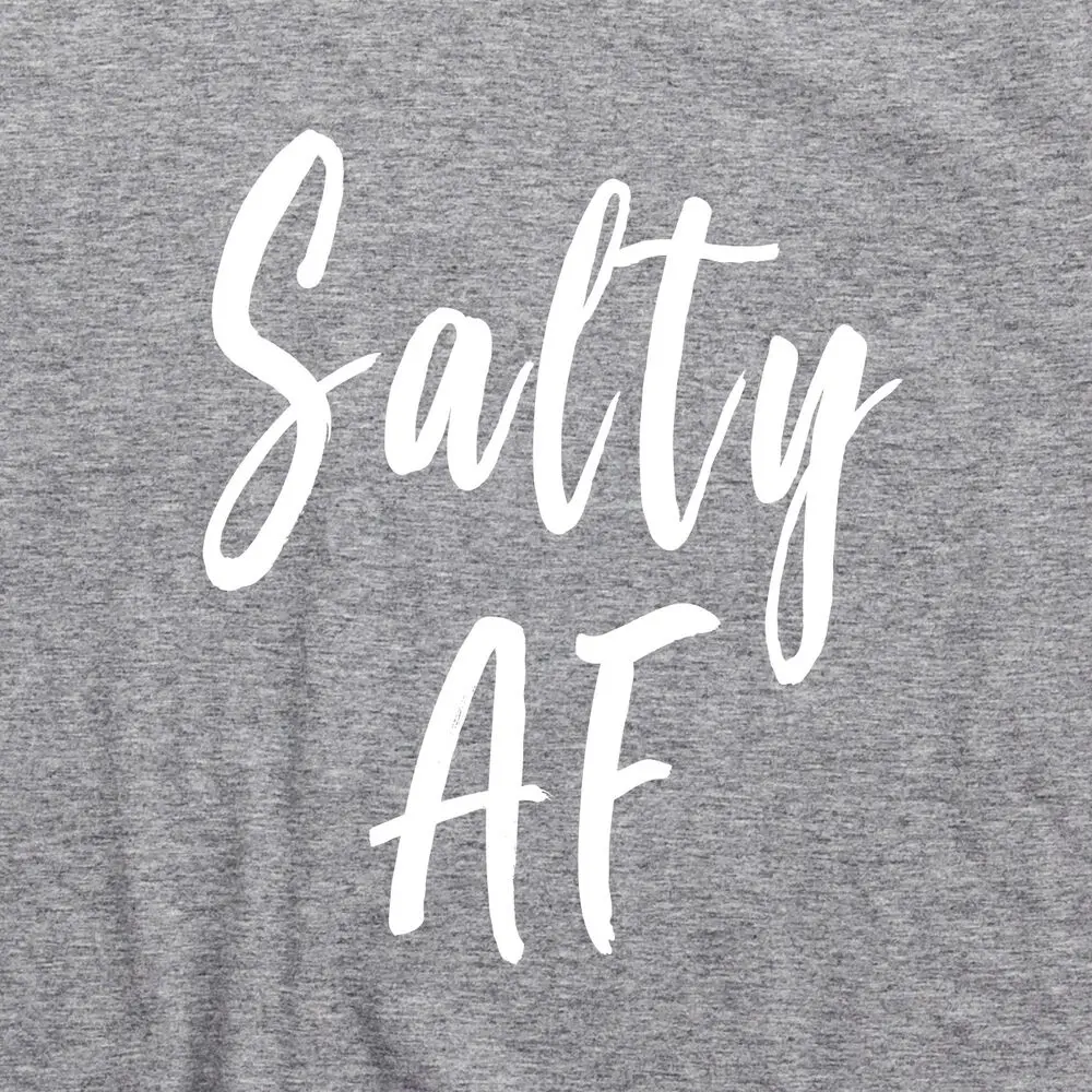 Salty AF T Shirt Beach Boat Hair Sandy Toes Sun Tan Ocean Tequila Margarita Tee