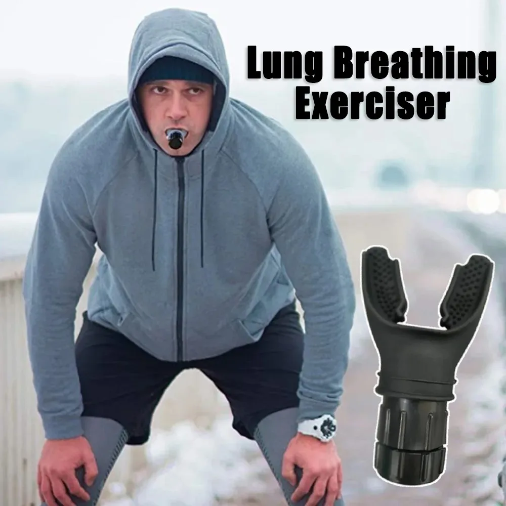 Breathing Exercise For Lungs Portable Exerciser Device Endurance Workout Device With Adjustable Resistances Breath Fitness