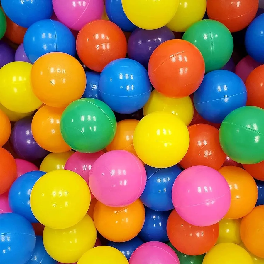Ball Pit Balls 200 bolas de plástico para juego de bolas, parque infantil, bolas de casa de rebote a prueba de aplastamiento, pelota de piscina de plástico para niños pequeños