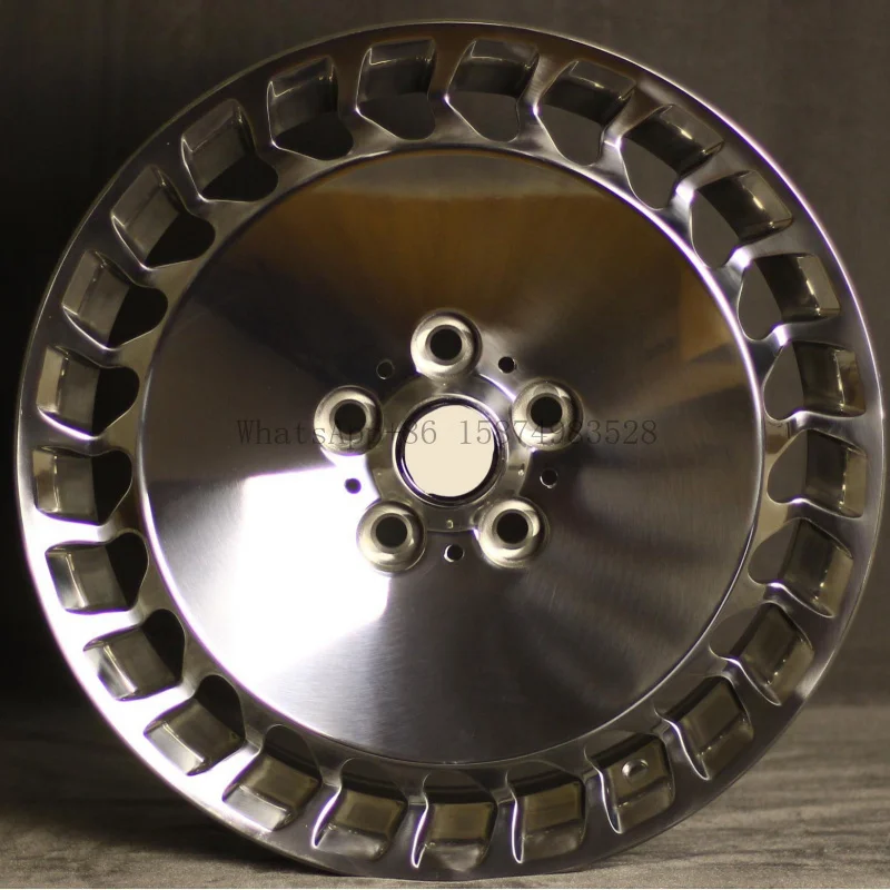 

19Large Round MirrorT6061Aluminum alloy forged modified wheel hub direct supply from manufacturer