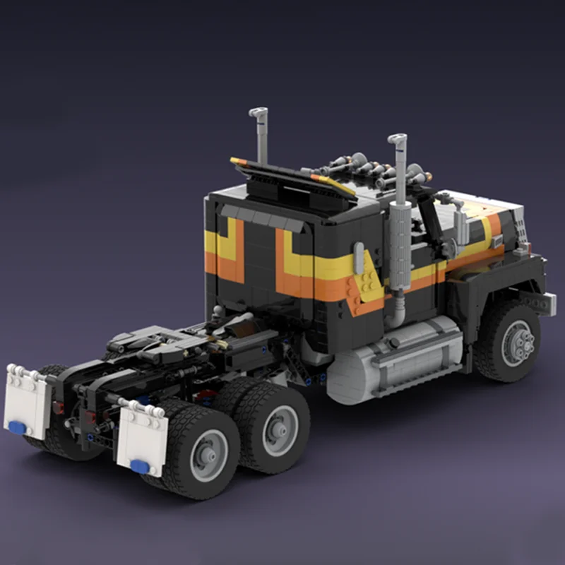 2443pcs MOC Fordes LTL 9000 6x6 BLACK Technic Building Blocks Assemble Construction Christmas toy Gift DIY Model Constructing