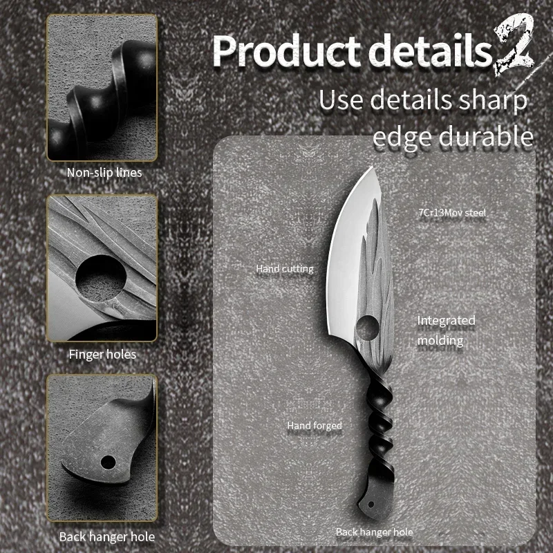 High quality outdoor picnic knife for camping and hunting, a great gift for men who love the wilderness