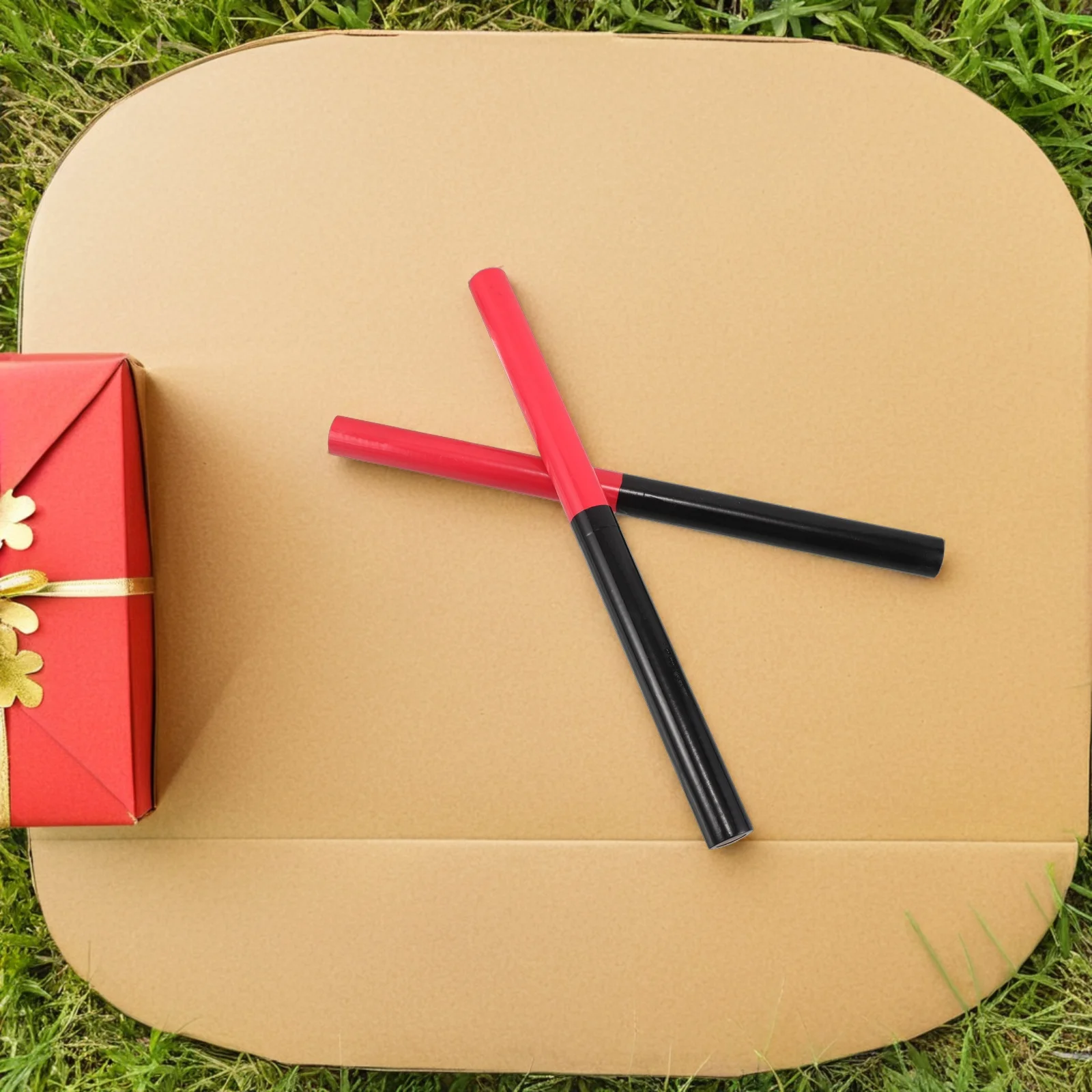 

1 Pair Chinese Dance Claves Wood Percussion Sticks For Chaoshan English Song Comfortable Grip Festival Dance Props - Musical