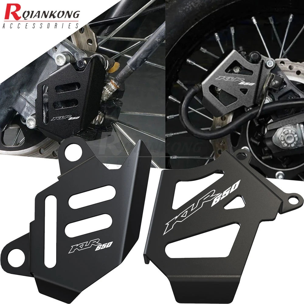 

Motorcycle Accessories For Kawasaki KLR650 KLR 650 2008 2009 2010 2011-2023 Front Rear Brake Caliper Guard Protector Cover Plate