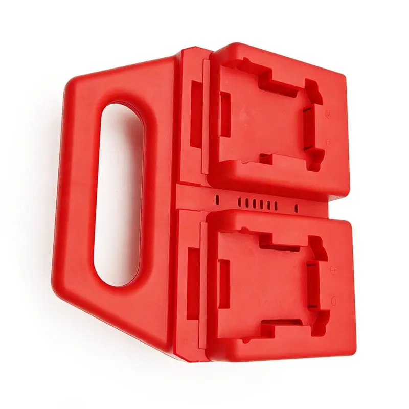 A99E-Battery Storage Rack Battery Mount Holder Portable Storage Rack Basket Bracket Holder For 18V Lithium Battery