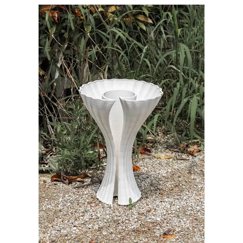 

Nordic modern white ceramic vase creative irregular home flower arrangement decoration porch jewelry ornament