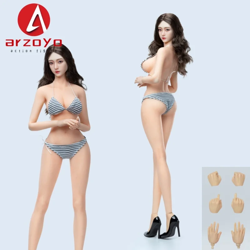 

W TOYS 1/6 Female Xiaoru Body Super Flexible Slim Seamless Body with Swimsuit 12'' Female Soldier Action Figure Dolls