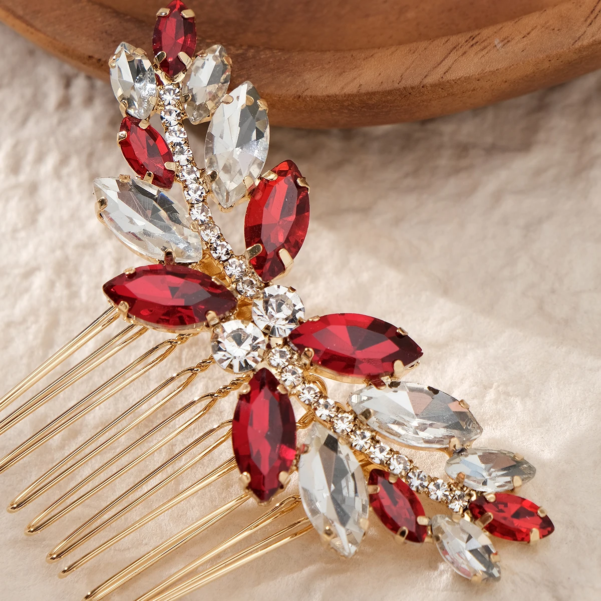 Explosion Braut haarkamm Mode Kristall Zirkonia Hochzeit Braut Seite Clip Haarkamm Luxus schmuck für Frauen Brautjungfer Geschenke – Detail 13