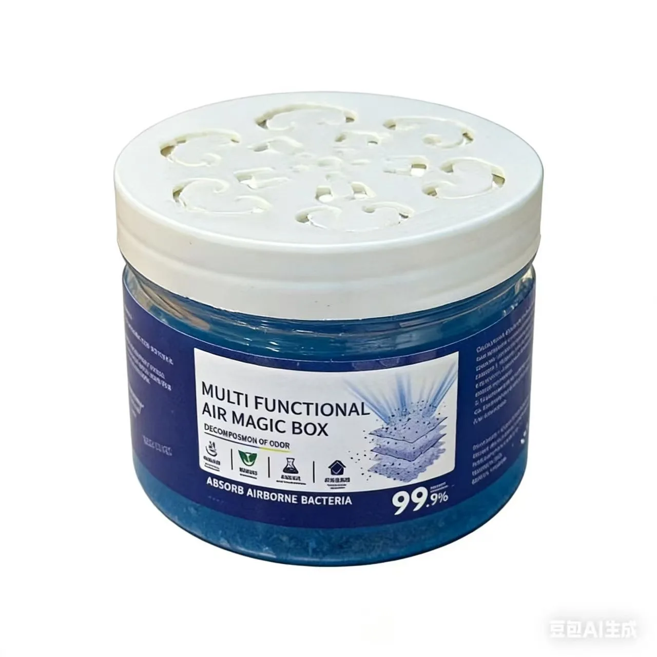 120ml 1/2/4pcs Automatic Dusting Box Indoor Air Purification Dust Removal Box Efficient Electrostatic Adsorption Dust Removal Ho