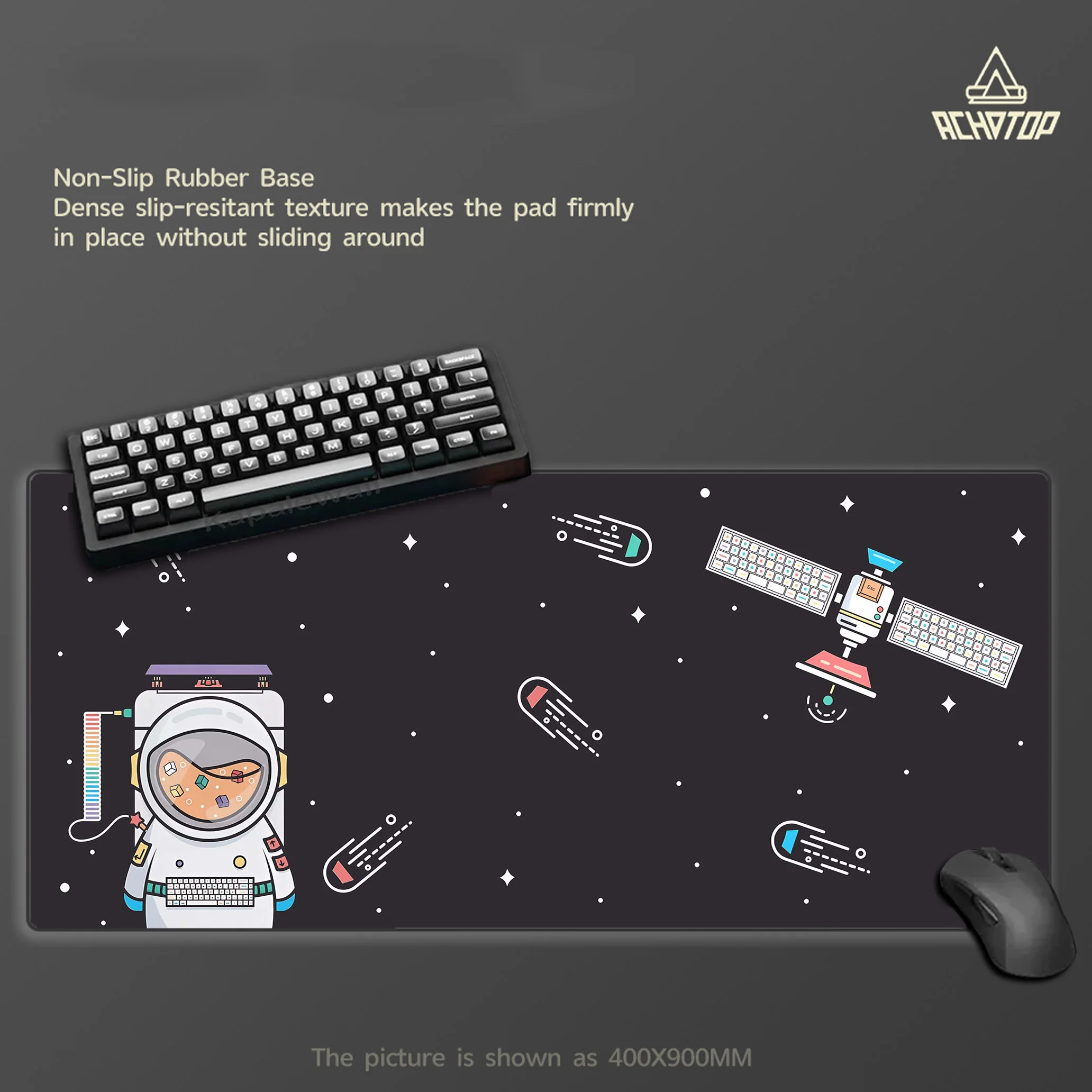 Cute Astronaut Space Desk Mat Protector Gaming Mousepads Office Table Decor Keyboard Long Padding Notebook Computer Gamer Mat