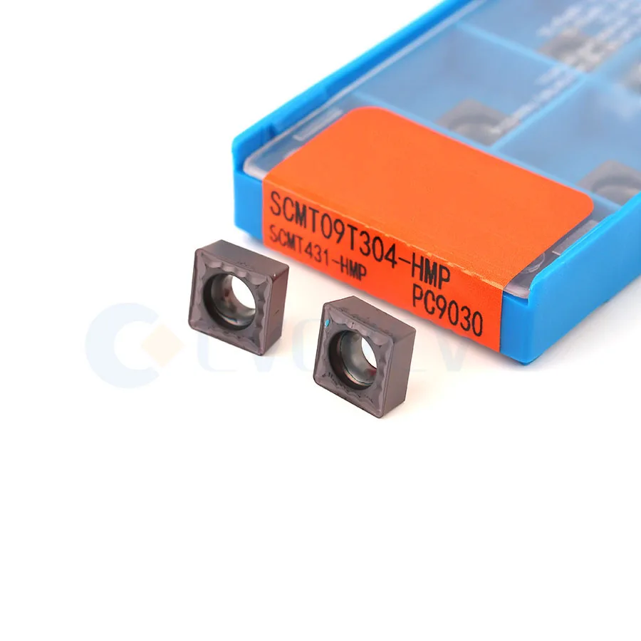 

SCMT09T304 SCMT09T308-HMP PC9030 токарные инструменты с ЧПУ высококачественные карбидные вставки инструмент для внутренней обточки, подходит для нержавеющей стали
