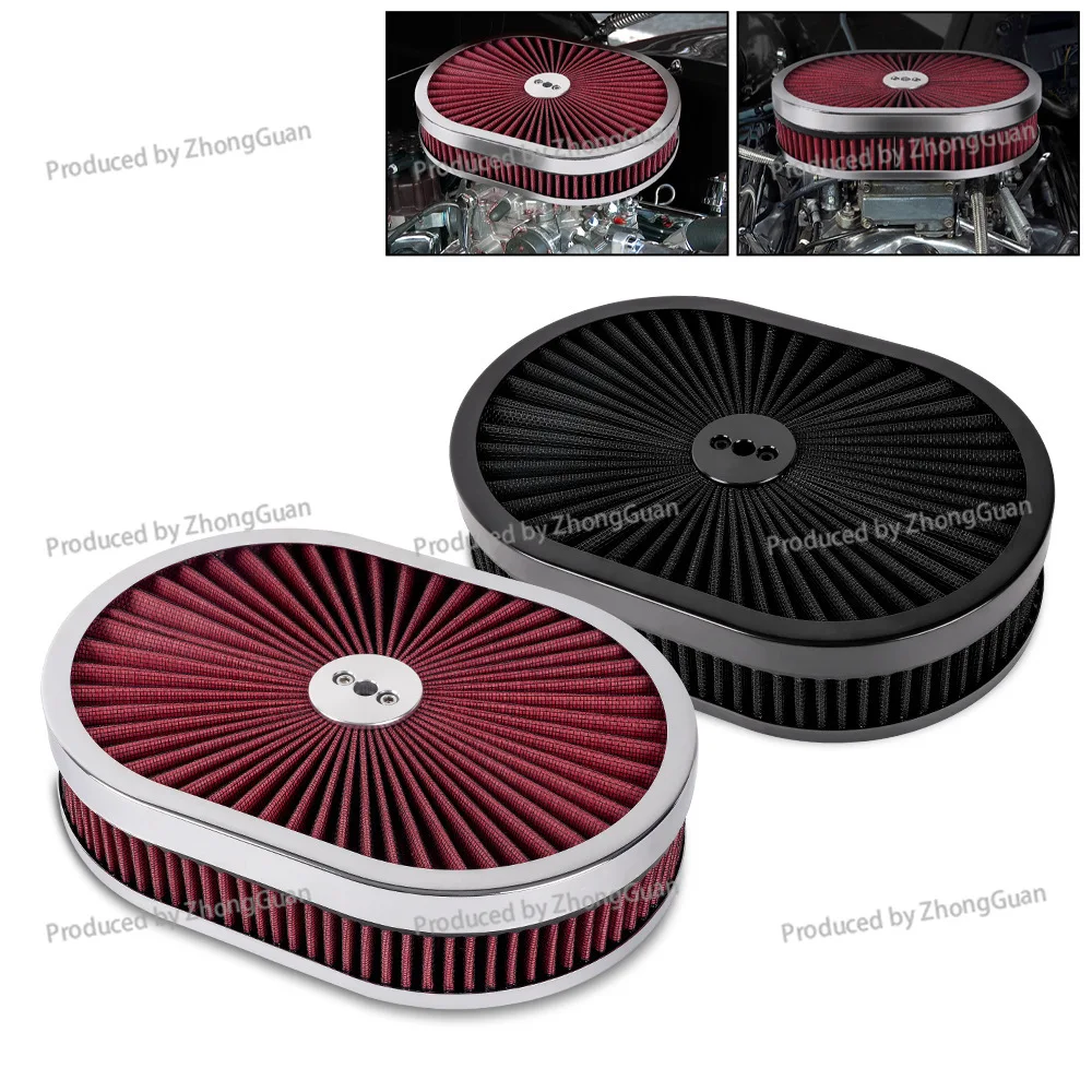 Oval Air Filter Air Flow Purifier for 5-1/8 