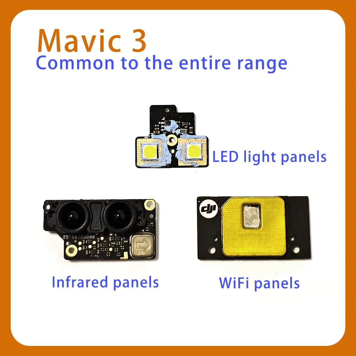 Mavic3 3c 3t 3pro lower body visual lighting wifi infrared camera component suitable for Mavic3 series