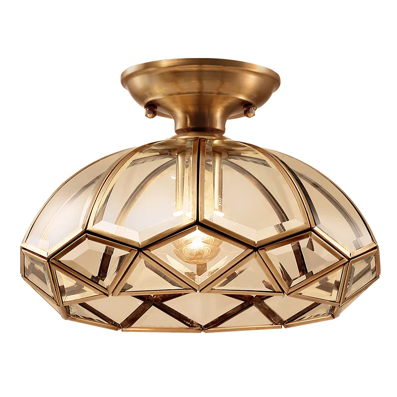 

American entrance hall light creative luxury balcony entrance led ceiling light aisle corridor light