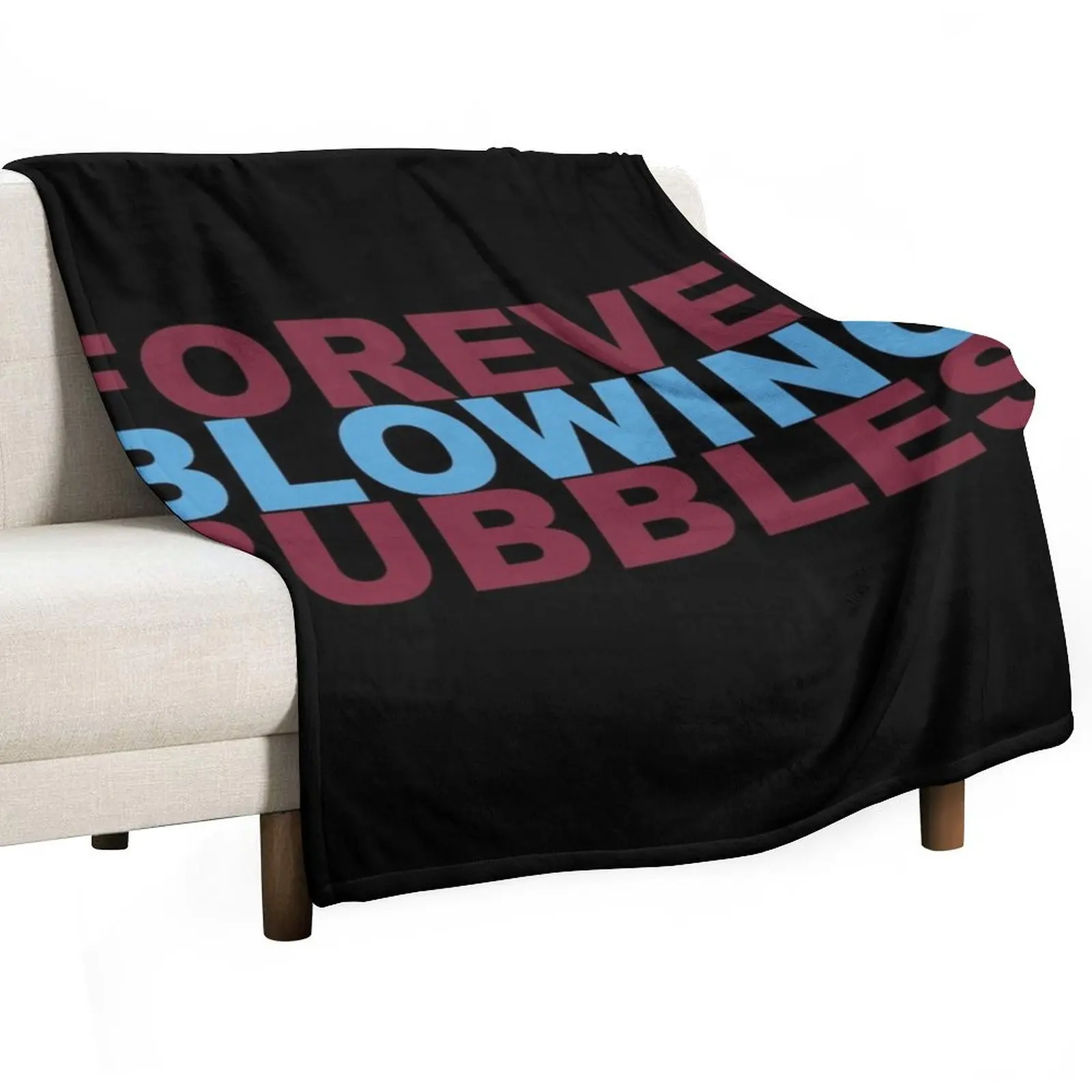 

Forever Blowing Bubbles Throw Blanket Sofa Quilt Thin for winter Fluffys Large Blankets