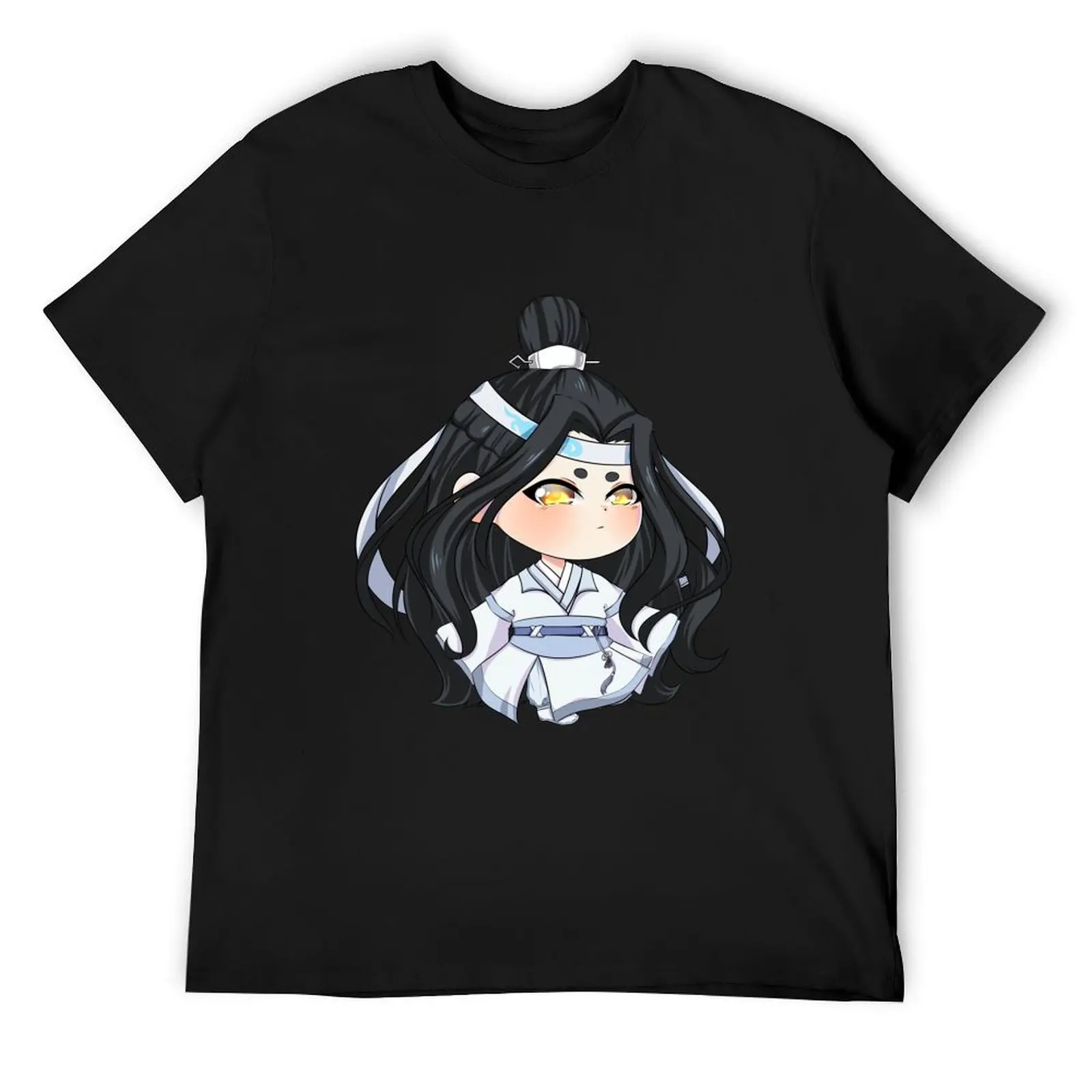 

Lan Zhan Chibi T-Shirt kawaii clothes cotton graphic tees topping anime clothes men workout shirt