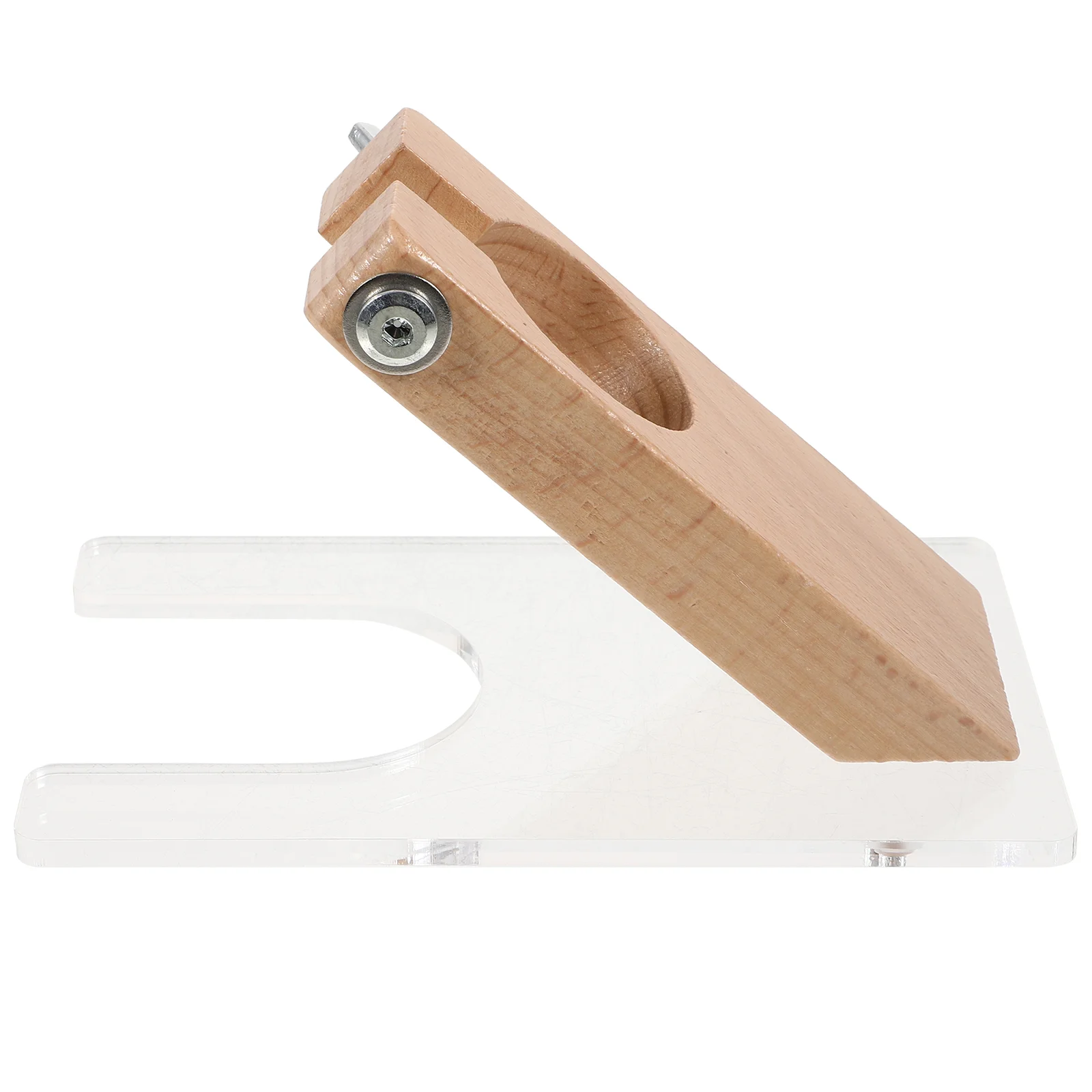 Carpet Trimmer Stand High Power Wooden Holder Base Tufting Carver Rug Making Kits Practical Shearing Guide Trimmer