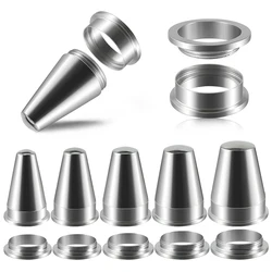Set Surgical Steel Big Size Tapers Plugs Ear Expander Tunnel Piercing Internally Threaded Screw Ear Gauges Jewelry 22mm-30mm