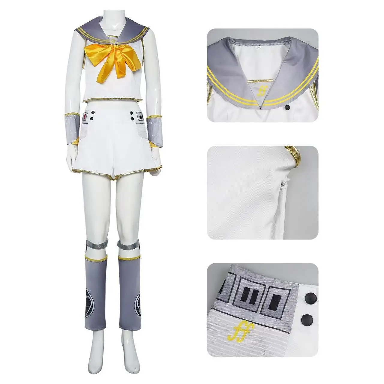 Mirror Sound Twins cosplay suit, Mirror Sound Bell cosplay suit, sailor suit, stage performance set