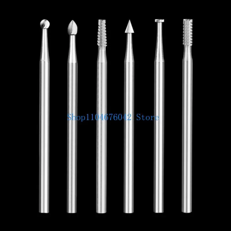 

652F 6pcs Steel Engraving Cutter Set 2.35 Handle 6PCS Carving Knife Set