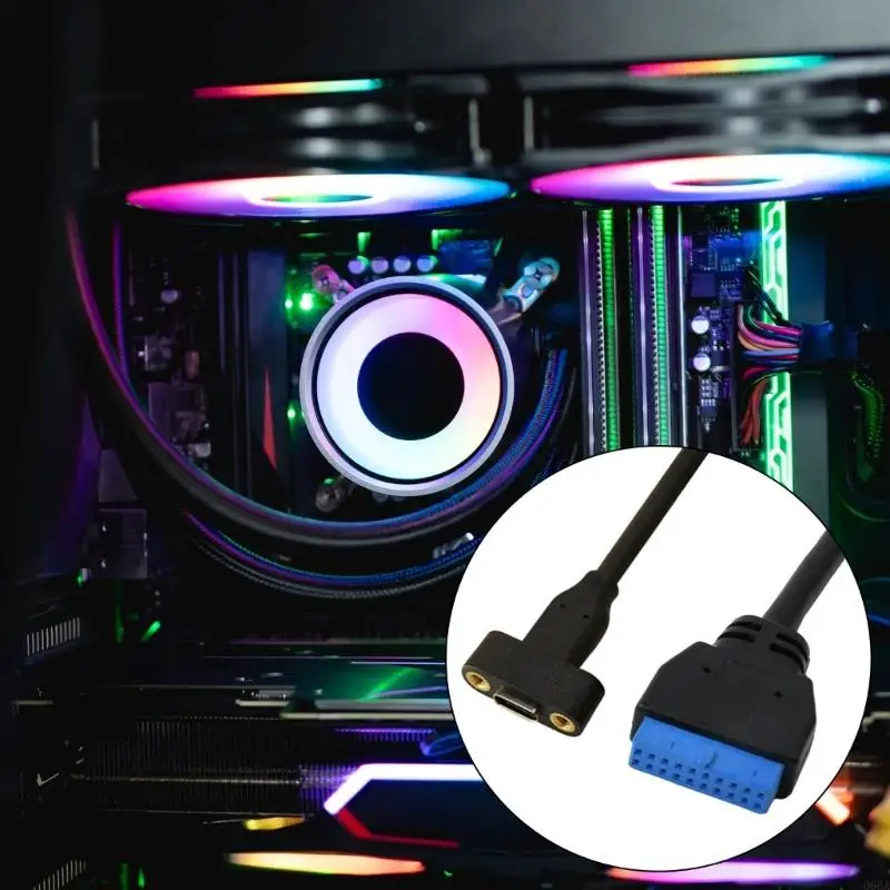 Tipo C fêmea para IDC20p Adaptador cabeceira do cabeçalho feminino 20pin Dados 066a