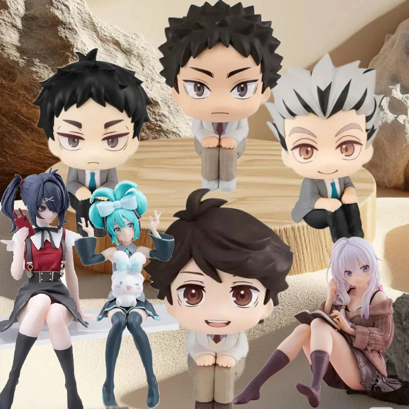 

Anime Iwaizumi Hajime Figurine Look Up Bokuto Haikyuu Action Figures Oikawa Akaashi Kawaii Hatsune Miku Figure Cinnamoroll Toys