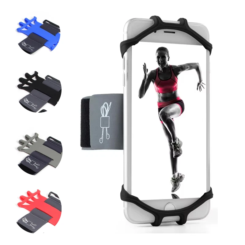 

Универсальная повязка для мобильного телефона с удлиненным регулируемым ремешком и пряжкой, спортивная повязка для бега, бега, тренажерного зала, фитнеса