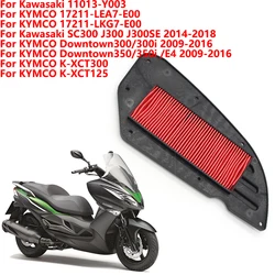 motorcycles air filter for Kawasaki KYMCO SC300 J300 J300SE K-XCT300 K-XCT125 11013-Y003 17211-LEA7-E00 17211-LKG7-E00