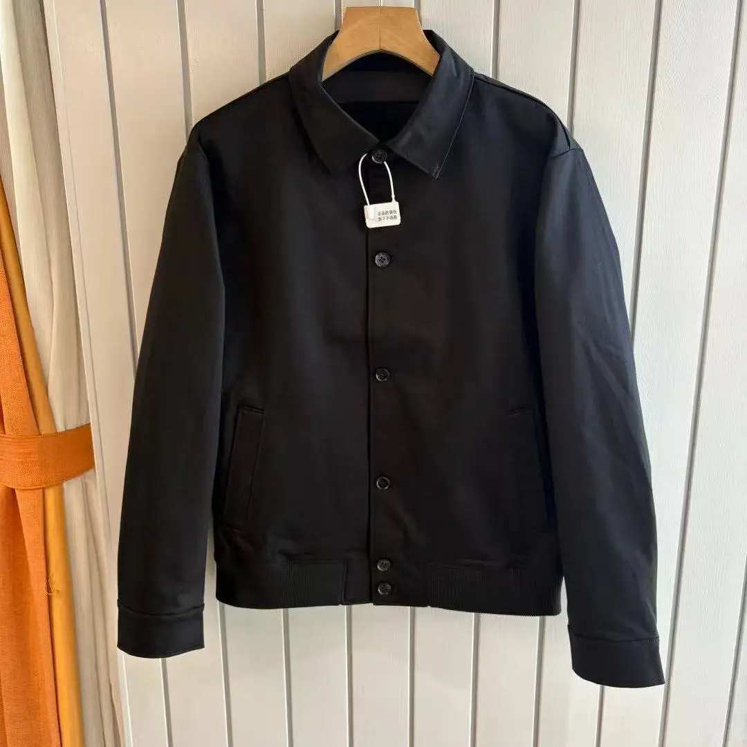 

Italian lapel casual solid color jacket