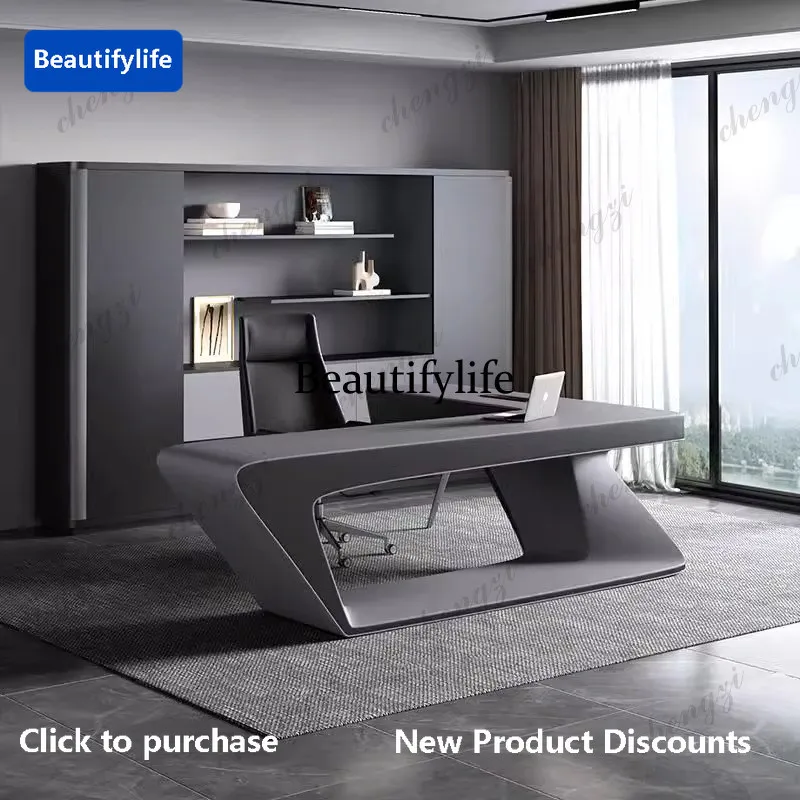 C45  Stationary Strong Executive Desk Manager Designer Modern Writing Computer Table Study Home Silla De Escritorio Office Furni