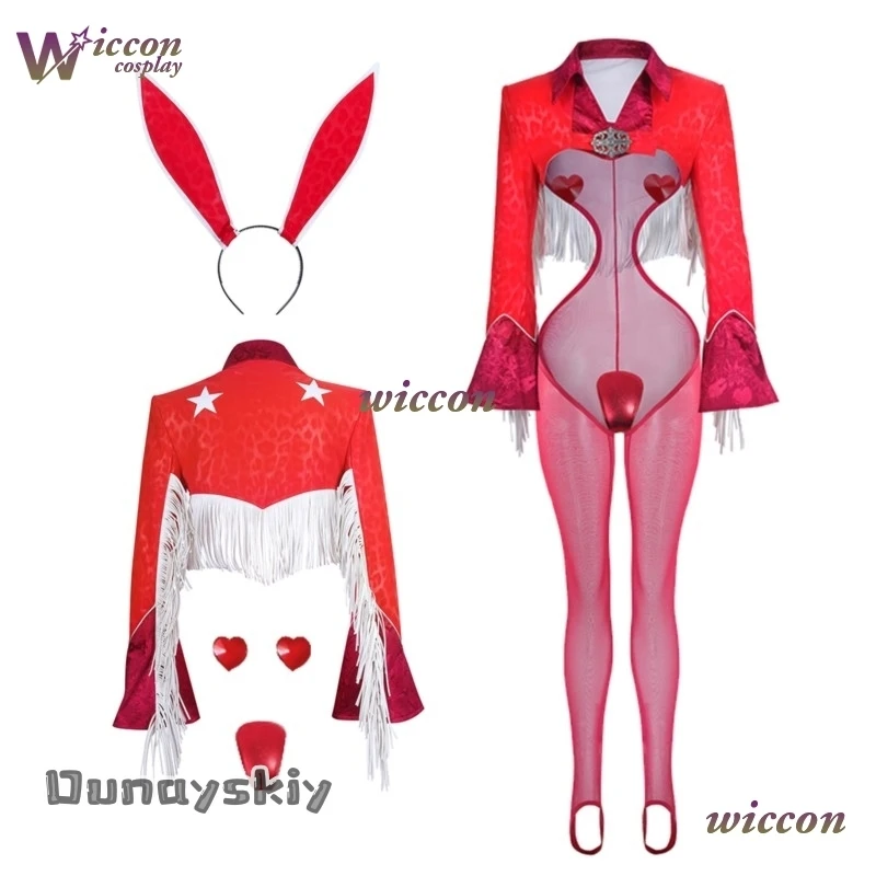 

Anime Maid Bunny Girls Cosplay Dirty Tech Amanda Cos@Inverse Gauze Rabbit Halloween Costumes Toddler Original Design Red Bunny