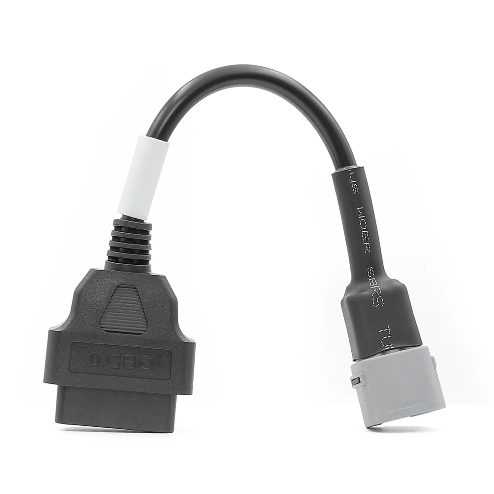 For Suzuki 6Pin to 16Pin OBD2 Motorcycle Diagnostic Plug Adapter OBDII Scanner Extension Cable Tool