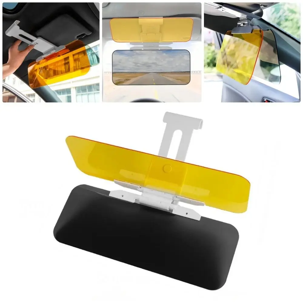 1Pcs Day And Night Car Sun Visor Extender Anti-Glare Anti Strong Light Dazzling Goggle 2 In 1 Adjustable Sun Blocker