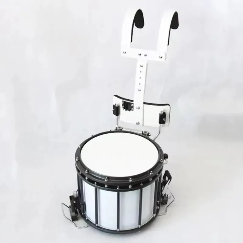 Professional Stand Up Marching Drum Percussion Set with Padded Box