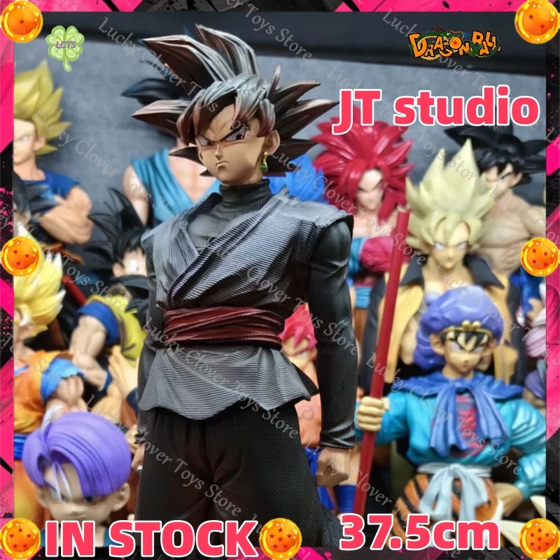 【EN STOCK】Figura de Anime Dragon Ball Zamasu de JT Studio, 37.5CM/14.76 pulgadas, Figura de Goku Black, Estatua de PVC, Modelo Coleccionable