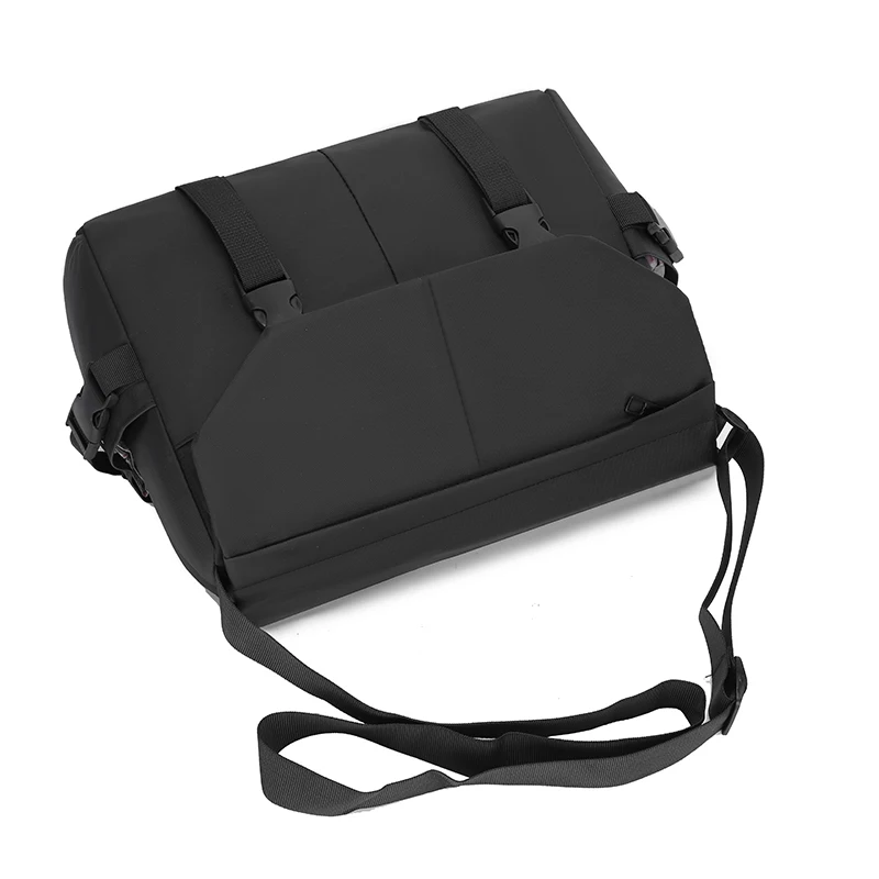 

Trendy Japanese Style Waterproof Leather Membrane Single Shoulder Bag Casual Large Capacity Student Class Tote Bag for Men And W