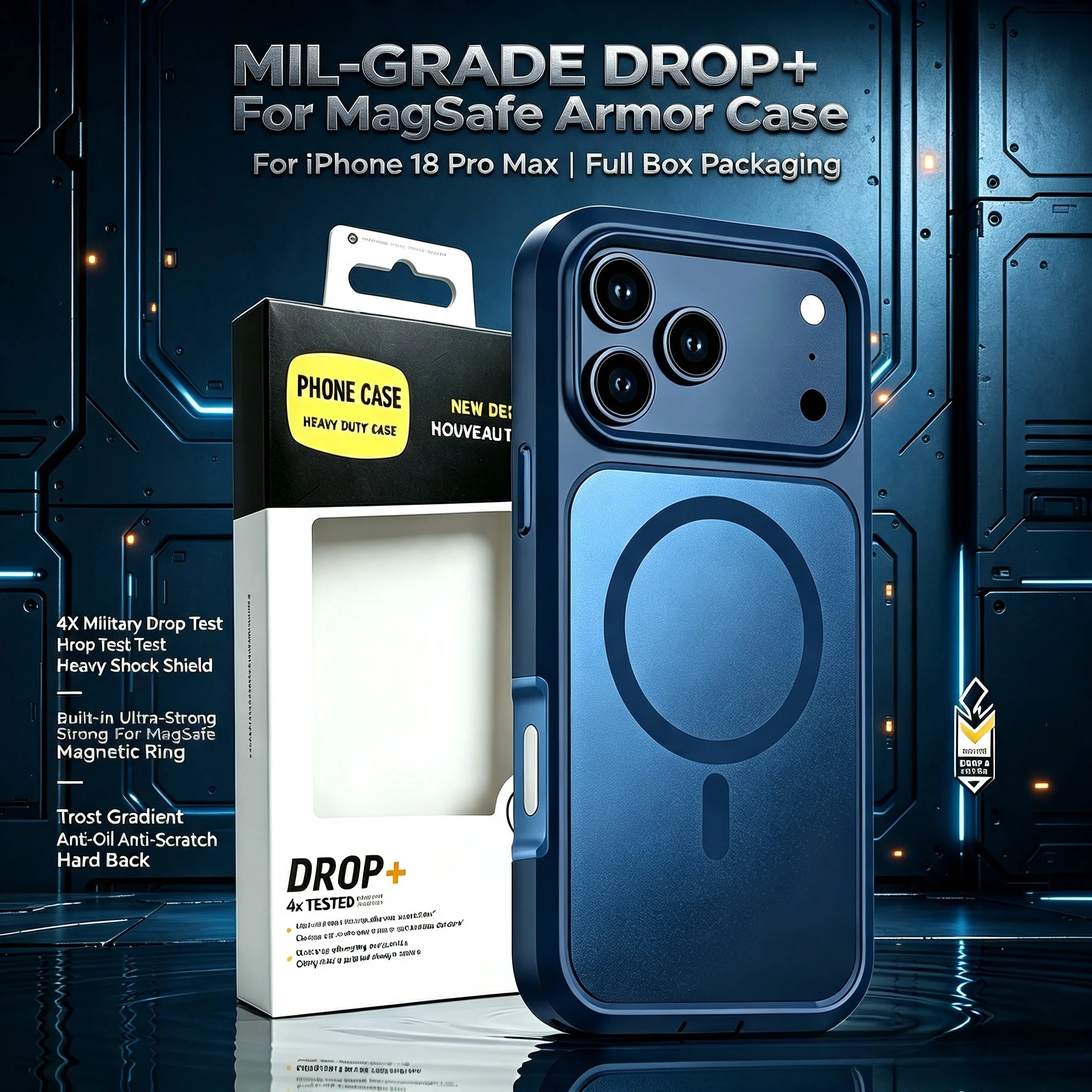 Military Grade Case - เคส OTT-BOX สำหรับ iPhone 18 Pro