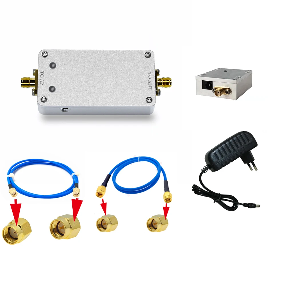 

RX=17 TX=6 868MHz Miner AMP Bias Tee Lora Helium Signal Extender