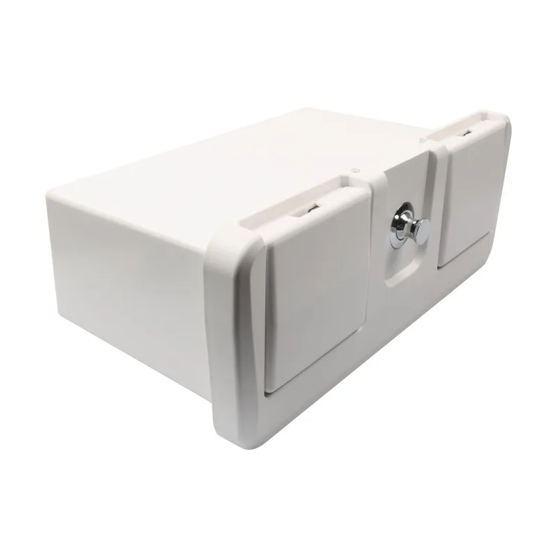 Marine Storage Glove Box Latch With Cup Holder Push Type Lock Replacement Fitting For Yacht Cabin Cabinet