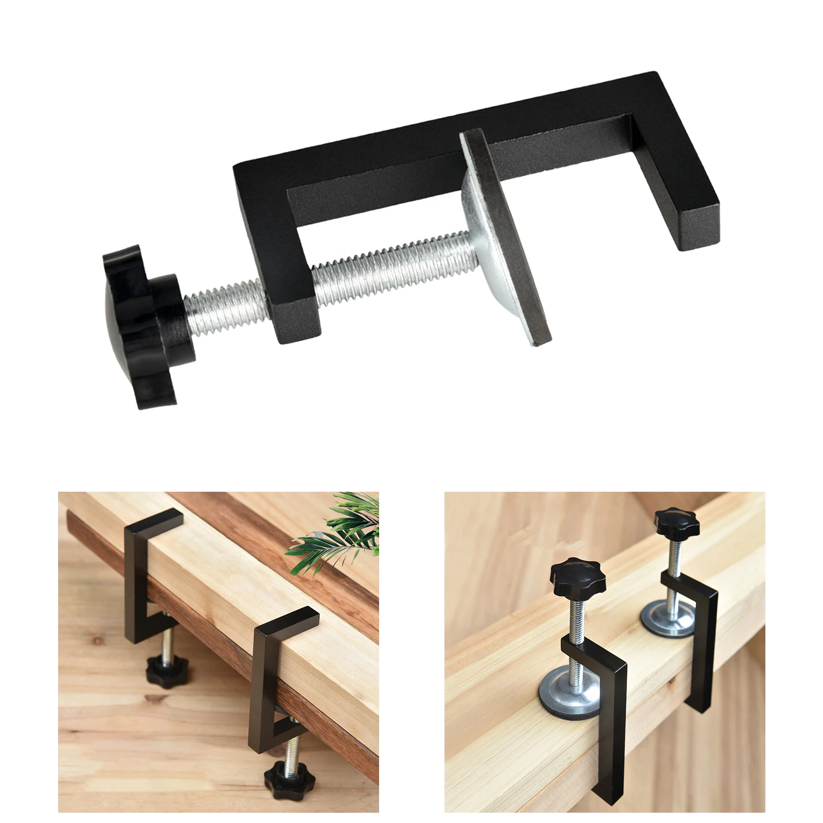 Multifunctional Drawer Front Installation G Fixing Clamp Adjustable Strong Fixing Clamp for Woodworking Clamping Range 10mm-57mm