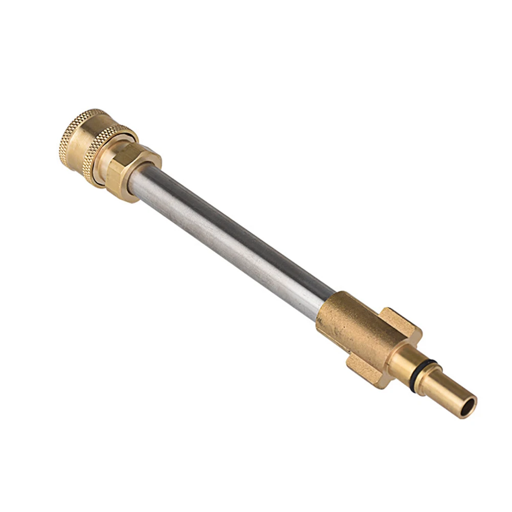 1Pc Car Cleaning Machine Sprayer Bar Adapter 10cm Articulated Rod Car Wash Adapter Brass Stainless Steel For Cleaning Nozzle