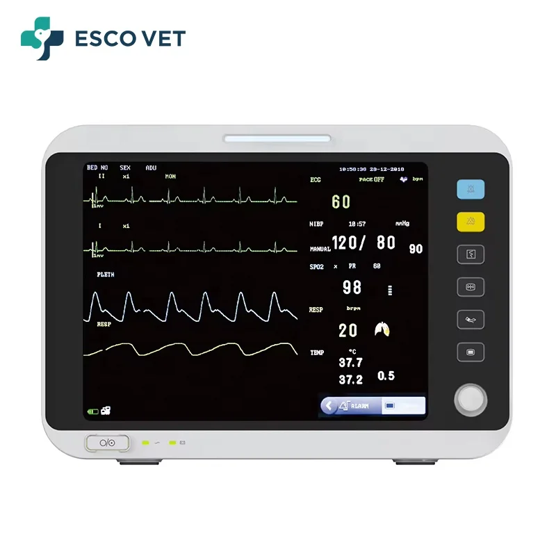 Golden Supplier Veterinary Patient Monitor Multiparameter Monitor Veterinary Etco2 Veterinary Vital Signs Monitor