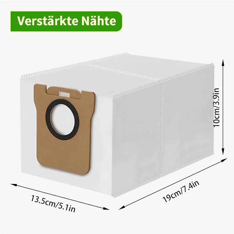 ABRW-12 Sacchetti per aspirapolvere per stazione base per aspirapolvere robot Dreame L10s Ultra/Dreame S10, sacchetti per aspirapolvere