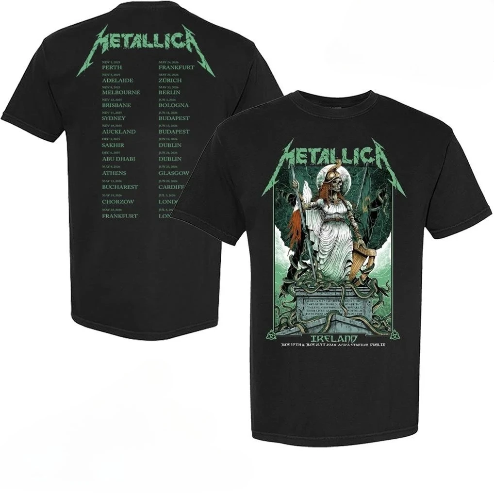Metallica M72 Dublin Irland 19. Juni 2026 Kunst-T-Shirt – Detail 6