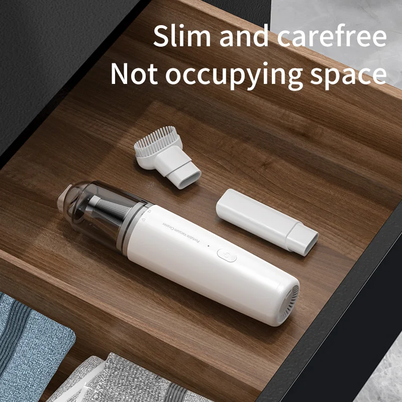 Type-C rechargeable portable vacuum cleaner, wireless handheld blower and 1200mAh vacuum cleaner, multifunctional mini, suitable view 4