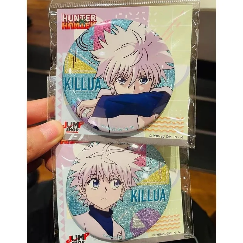 Hunter × hunter anime periférico killua zoldyck crachá mochila roupas decoração acessórios fãs coletar presentes
